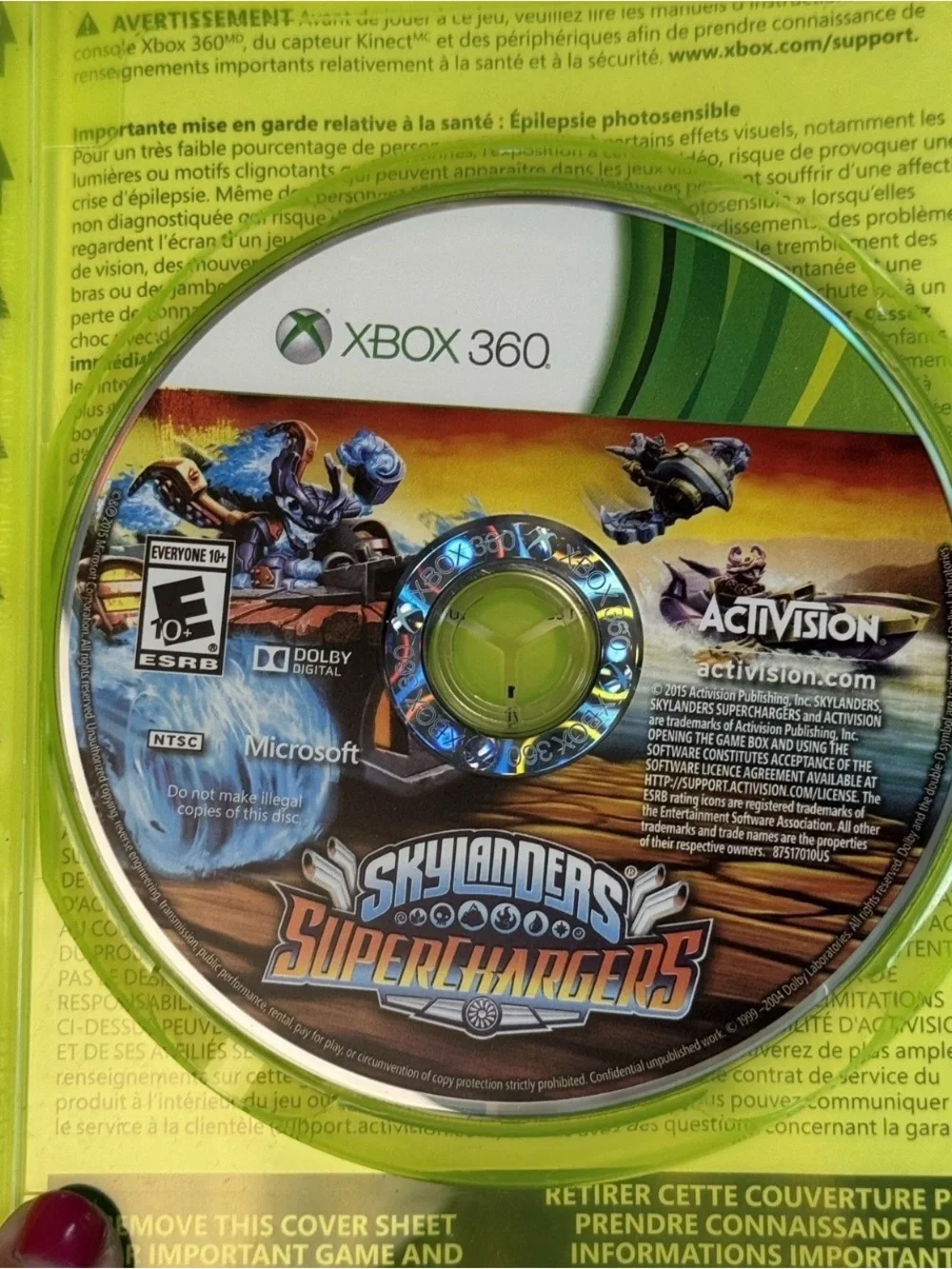 Skylanders SuperChargers Xbox 360 2015 Tested Working Activision Video Game